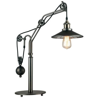 I-ARKITA-L - Lampada da tavolo con sistema a brugole 60 watt E27