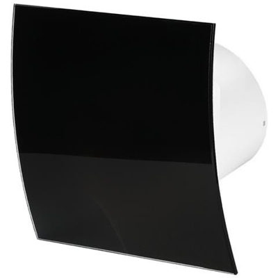 100mm Tirare Il Cavo Aspiùatore Vetro Nero Lucido Pannello Frontale Escudo Parete Soffitto Ventilatore