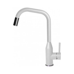 Miscelatore Monocomando con canna girevole e doccetta estraibile Dora Plus 20x38 cm Granitek Bianco 68 características