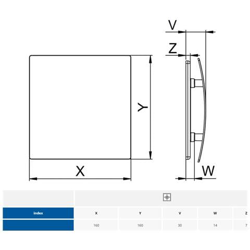 100 Millimetri Timer Cappa Wenge Legno Abs Pannello Frontale Escudo Parete Ventilazione Soffitto en oferta