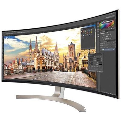 Monitor 34'' LED IPS Curvo 34UC99 3440x1440 QHD Tempo di Risposta 5 ms
