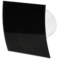 100mm Standard Aspiùatore Vetro Nero Lucido Pannello Frontale Escudo Parete Soffitto Ventilatore características