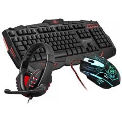 Stinger FX 80 MegaKit, USB, QWERTY, Cablato, Nero, Variabile, 1,5m en oferta