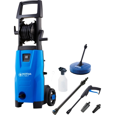 C 125.7 X-TRA idropulitrice Verticale Elettrico Nero, Blu 460 l/h 1500 W, Idropulitrice ad alta pressione