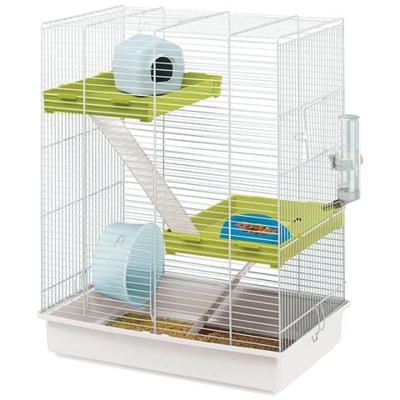 Gabbia Per Criceti Hamster Tris Bianca