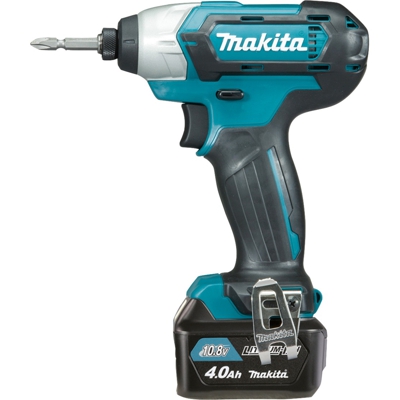 TD110DSMJ avvitatore a batteria Nero, Turchese 1/4" 2600 Giri/min 110 Nm 10,8 V
