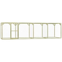 Pollaio 1,5x6x1,5 M In Legno Di Pino Impregnato Fsc precio