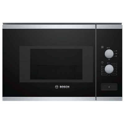 BFL520MS0 Forno Microonde da Incasso Capacità 20 Litri Potenza 800 Watt Colore Acciaio Inossidabile