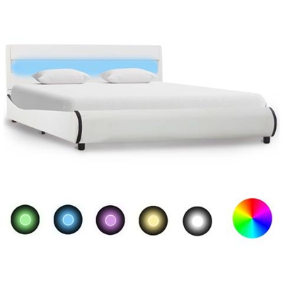 Giroletto Con Led Bianco In Similpelle 140x200 Cm