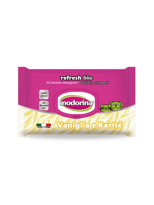 Inodorina Refresh Bio Salviette Detergenti: 30 pz - Lavanda e camomilla