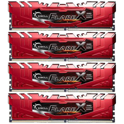 Memoria Dimm Serie Flare X 32 GB (4x8 GB) DDR4 2400 MHz CL 15 Colore Rosso en oferta