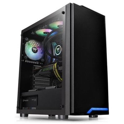 Case H100 TG Middle Tower ATX / Micro-ATX / Mini-ITX 2 Porte USB 3.0 Colore Nero (Finestrato)