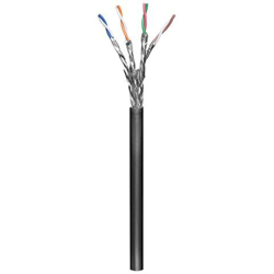 ITP9-RIS-0100LP - Matassa S / FTP Cavo Cat. 6 PIMF LSZH Rame 100m Rigido Nero per esterno en oferta