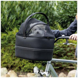 Cestino Anteriore Bici Per Animali Domestici 41x47x29 Cm Nero en oferta