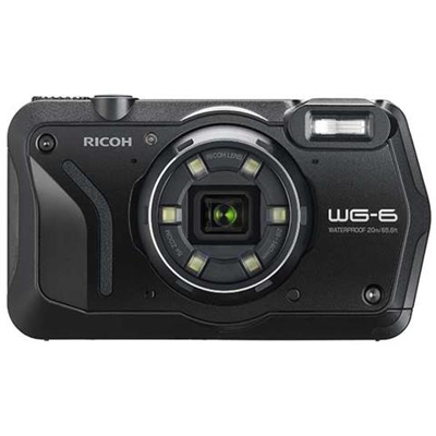 Fotocamera Digitale Subacquea WG-6 20 Mpx Sensore CMOS Zoom Ottico 5x 4K Ultra HD - Nero