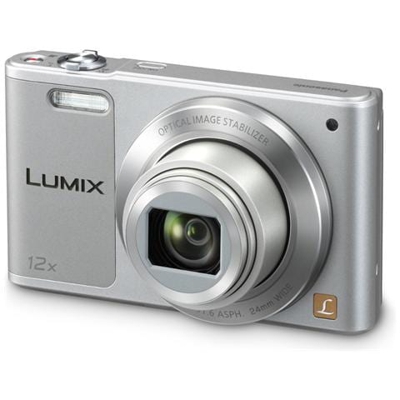 Lumix DMC-SZ10 Argento Sensore CCD 16Mpx Zoom Ottico 12x Display 2.7'' Filmati HD Ready Stabilizzato