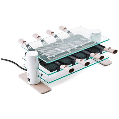 Raclette Trasparenza minerali 1000w 8 Persone 009808