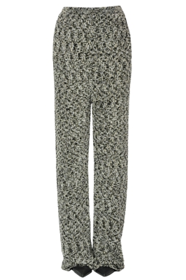 Lurex knit trousers