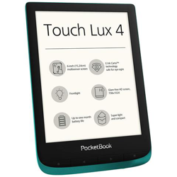 Lettore E-Book 6'' Touch Lux 4 Touch Screen HD 8GB Wi-Fi Colore Smeraldo en oferta