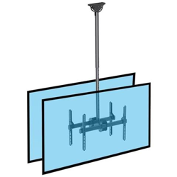 014-4053 Supporto A Soffitto Telescopico Doppio Tv 37''''-70'''', Altezza Regolabile 106-156cm precio