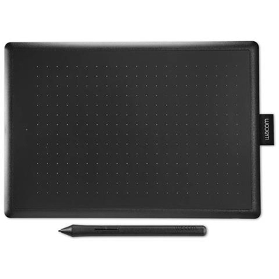 One Medium Tavoletta Grafica con Penna, Compatibile con Windows, Mac, Nero / Rosso