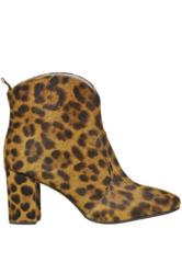 Animal print haircalf ankle boots características