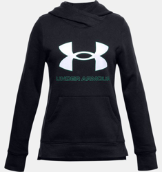Felpa con cappuccio UA Rival Fleece Logo da ragazza precio