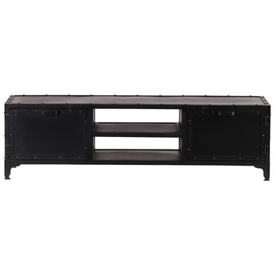 Mobile Tv Design Metallo Nero 150cm Factory