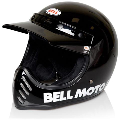 Casco Moto Bell 2018 Moto 3 Classic Nero (m, Nero)