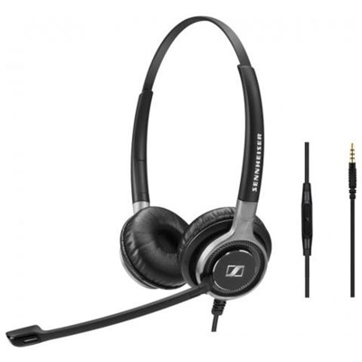 SC 665 Stereofonico Padiglione auricolare Nero, Grigio cuffia e auricolare