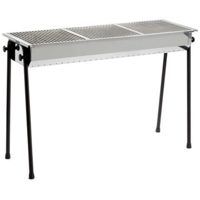 RESTO Barbecue Zona cottura Antracite Nero, Acciaio inossidabile