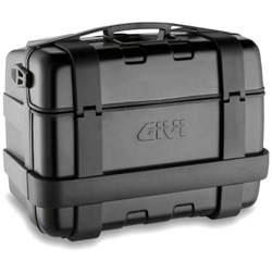 Valigia Trekker 46lt Black Line Con Cover In Alluminio Nero Laterale características