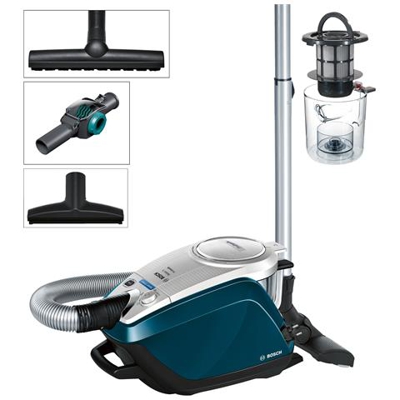 BGS5FMLY Aspirapolvere a Cilindro Senza Sacchetto Potenza 700 Watt Colore Blu / Grigio
