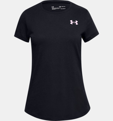 Maglia a manica corta UA Crew da ragazza en oferta