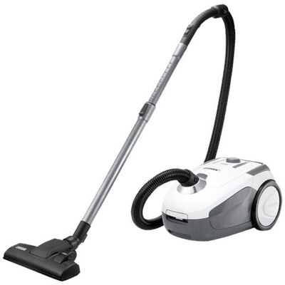 Aspirapolvere a Traino con Sacco Potenza 700 Watt Colore Bianco Grigio