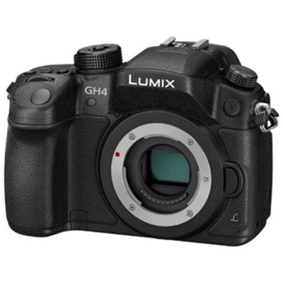 DMC-GH4R Nero Body Sensore Live MOS 17Mpx Display OLED 3'' Filmati Ultra HD 4K Wi-Fi / NFC