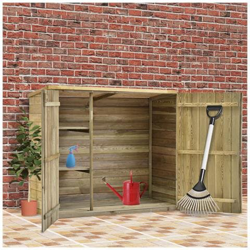 Rimessa Attrezzi Da Giardino 135x60x123cm In Pino Impregnato en oferta
