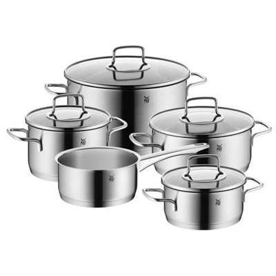 Set Pentole Cucina 9 Pezzi Merano Acciaio Inossidabile Cromarganâ® 18/10 - 07-8035-6330