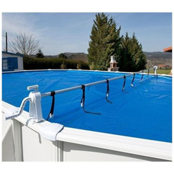 Rullo Avvolgi Teli Isotermici Per Piscine Fuori Terra en oferta