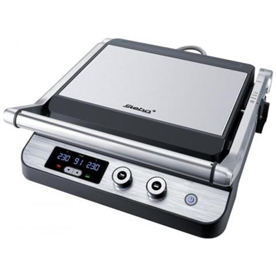 FG 120 Grill da Tavolo Elettrico 1800W Nero, in acciaio inox