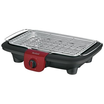 Luminens BG90F5 Barbecue Da tavolo Elettrico 2300W Nero, Acciaio inossidabile barbecue e bistecchiera