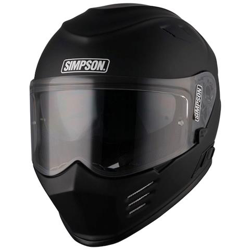Casco Moto Simpson 2018 Venom Solid Matt Nero (xs, Nero) precio