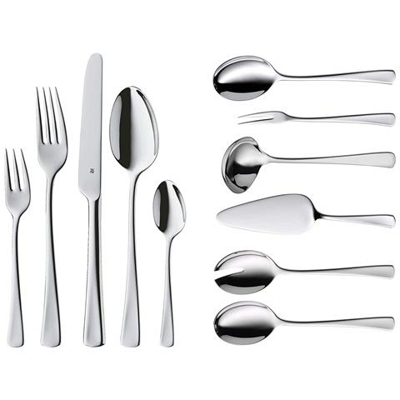 1173009009 Denver Servizio Di Posate Per 12 Persone, 66 Pezzi