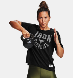 Maglia a manica corta Project Rock Graphic da donna en oferta