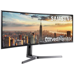 Monitor C43J890 Curvo 43'' per Editing Video e Suono, Base a Doppio Snodo, 3840x1200, 1800R, 5ms, HDMI, Diplay Port, USB Type C, Altoparlanti Stereo Integrati en oferta