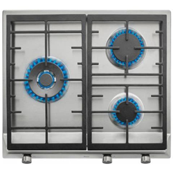 Piano Cottura EX 60 1 3G AI AL DR BUT a Gas 3 Fuochi Gas da 58 cm Colore Acciaio Inox en oferta