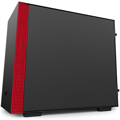 Case H200i Mini Tower Mini-ITX 2 Porte USB 3.1 Colore Nero / Rosso