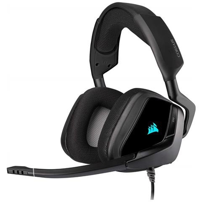 Cuffia Gaming con microfono premium VOID RGB ELITE USB Wireless Nerofumo