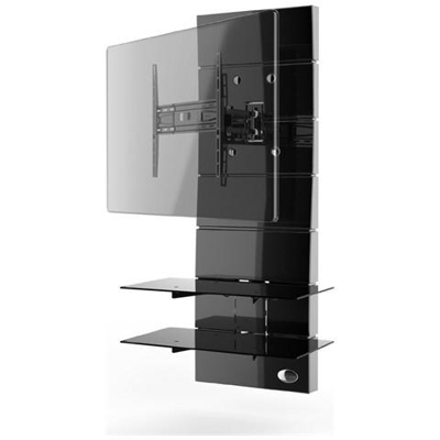Mobile TV Ghost Design 3000 Rotation per Schermi LED / LCD / Plasma 32-63'' Portata Max 30 kg Colore Nero