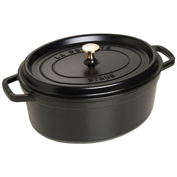 Cocotte in Ghisa con Coperchio Diametro 31 cm Capacità 5.5 lt Colore Nero - Linea La Cocotte precio